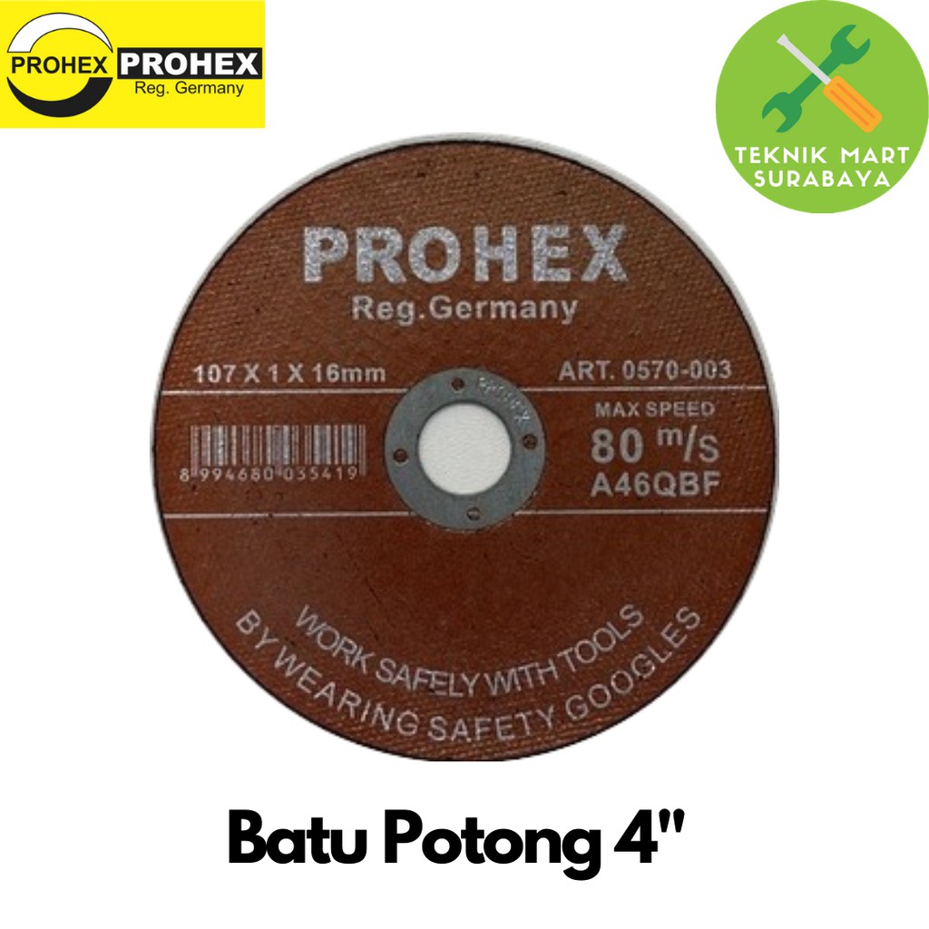 Prohex Batu Potong Gerinda / Cutting Wheel 4"