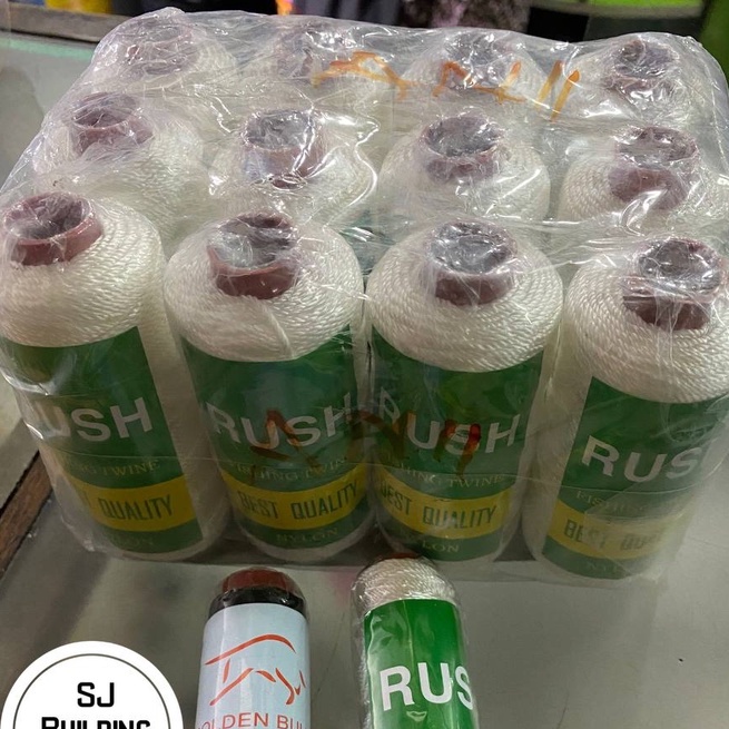 BENANG NYLON BESAR / BENANG TUKANG / BENANG BANGUNAN BESAR RUSH JUMBO