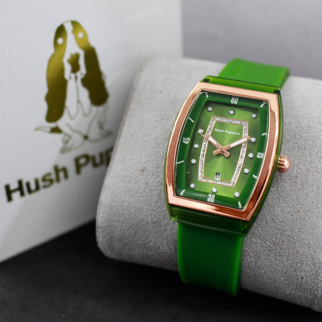 JAM TANGAN HUSH PUPPIES WANITA/JAM HUSH PUPPIES WANITA MODEL OVAL/(COD) WJ1 | JAM TANGAN WANITA HUSH PUPPIES RUBBER OVAL | JAM TANGAN CEWEK TERBARU HUSH PUPPIES KARET