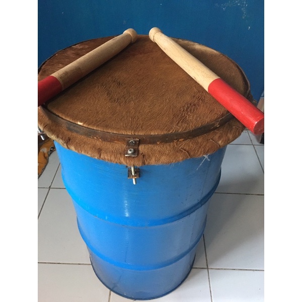 Bedug kulit sapi termurah ukuran drum sedang