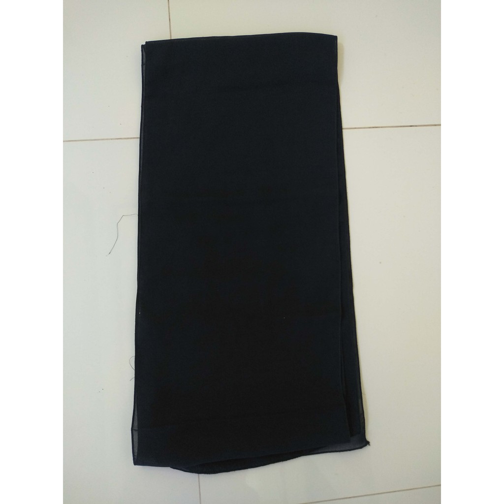 Selendang Sifon/ Sampur Bali-HITAM