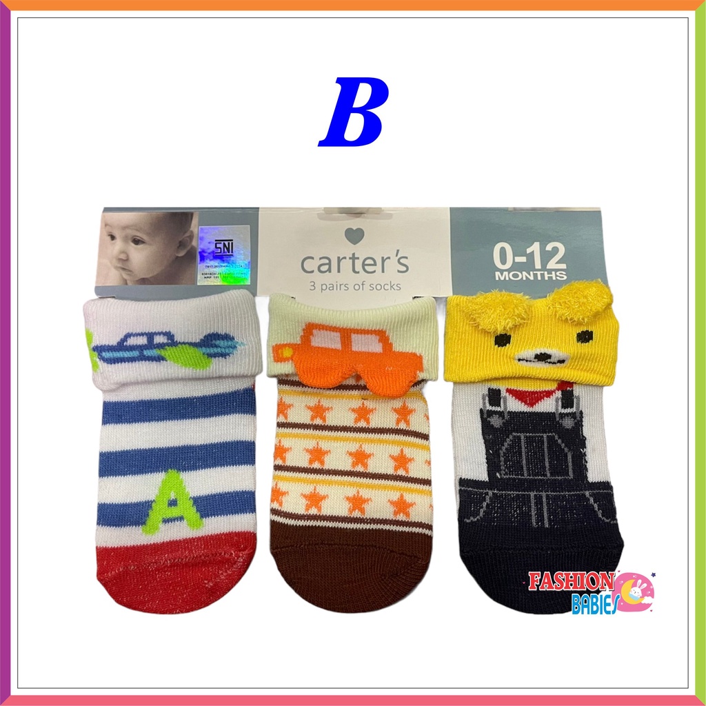 ❤ Fashionbabies ❤ KAOSKAKI BAYI CARTER 3 IN 1 / KAOSKAKI NEWBOR ISI 3