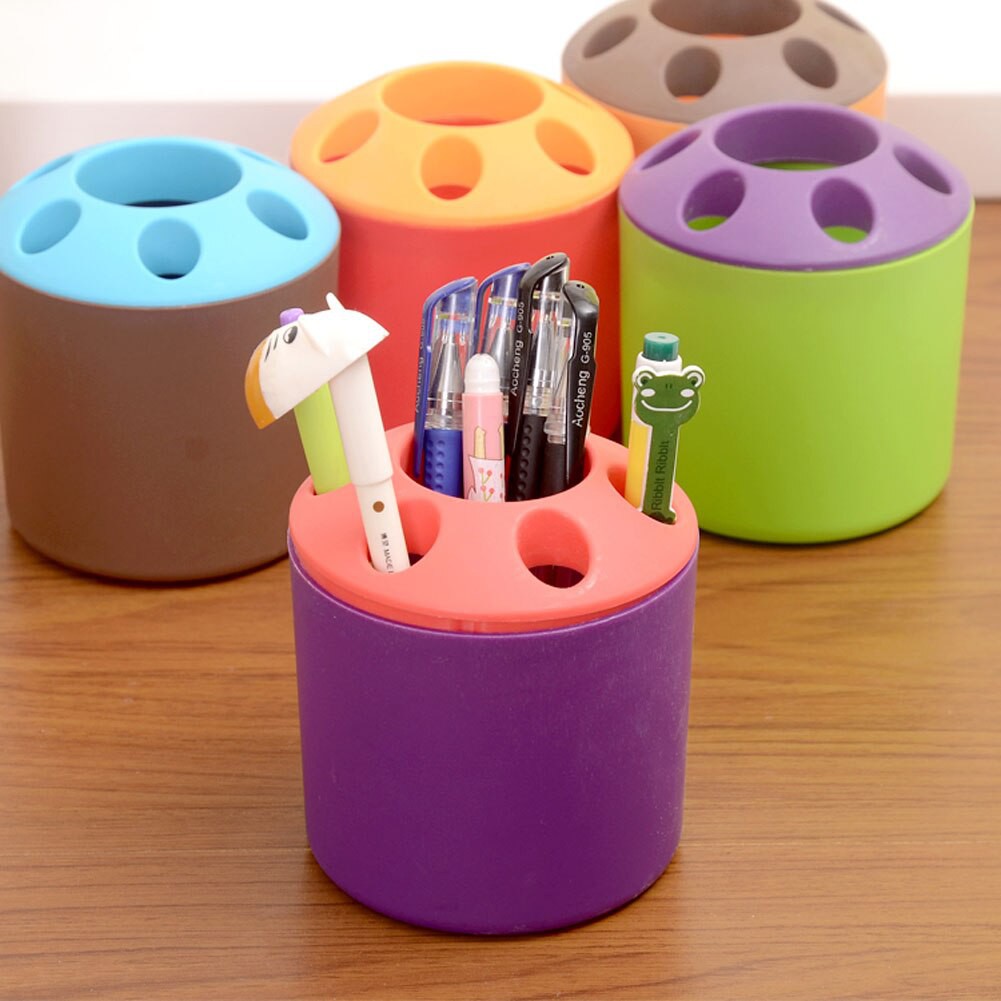 Tabung Sikat Gigi Toothbrush Holder Round Tempat Alat Tulis Tempat Sikat Gigi Multifungsi