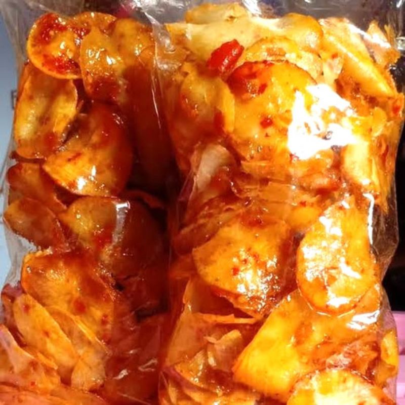 

BISA COD | KERIPIK SINGKONG PEDAS | CEMILAN KRIPIK PEDAS