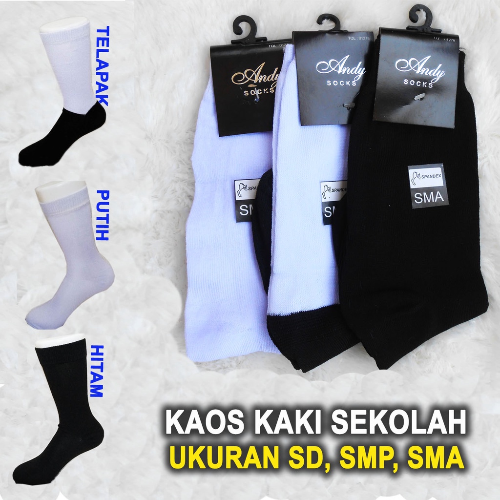 Kaos Kaki Sekolah - KAOS KAKI SEKOLAH SD, SMP, SMA GROSIR & ECER