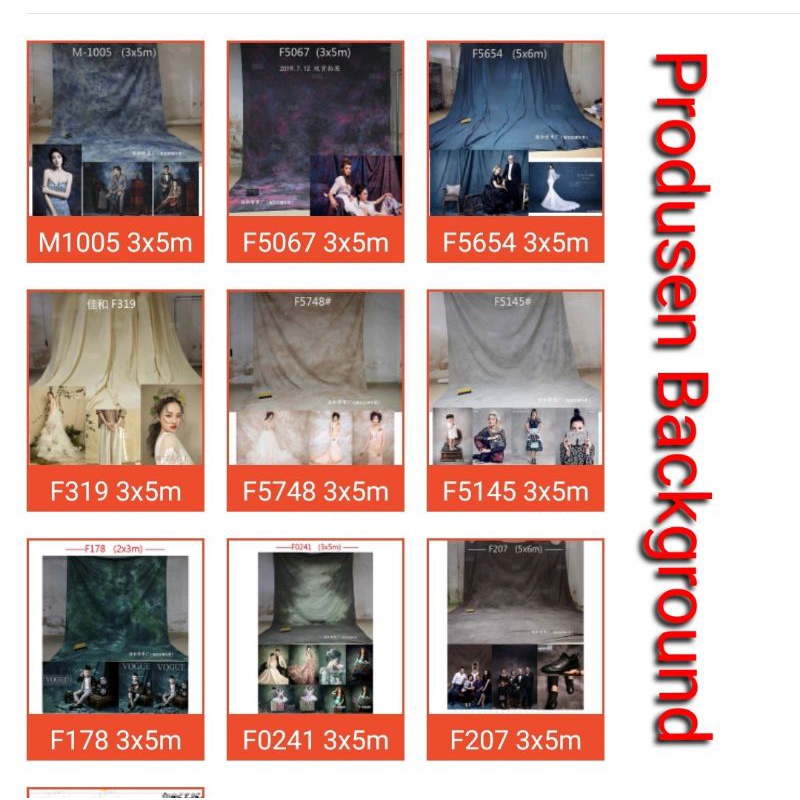 3x5m Kain Background Studio Foto