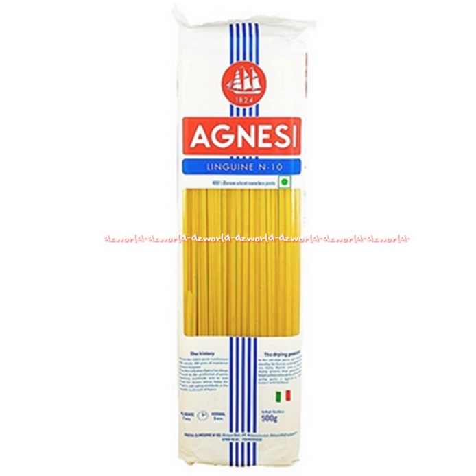 Agnesi Linguine No 10 Mie Pasta Spaghetti 500gr Mi Spageti Spageheti Noodle Italia Aggnesi Mie Panjang Lurus no.10