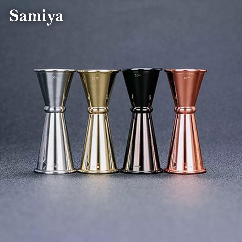 jigger stainless 30/60ml premium quality / gelas takar ukur minuman measuring cup bartender barista