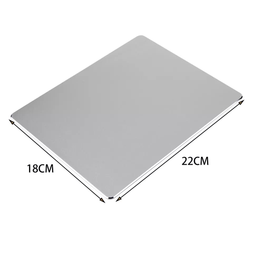 Mouse Pad Anti Air Kontrol Cepat Bahan Metal Aluminium 22x18 cm Skylette