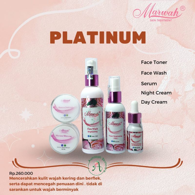Paket Marwah Platinum SKINCARE BPOM & HALAL