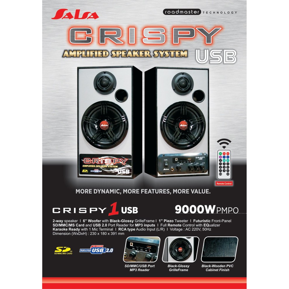 SALSA EXTRA BASS - SPEAKER 6 INCH