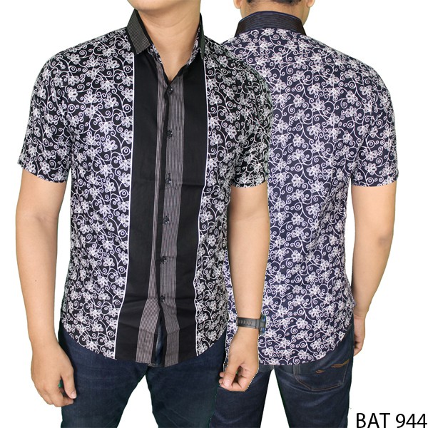 Batik Pria Lengan Pendek Trendy 2018 (COMB)