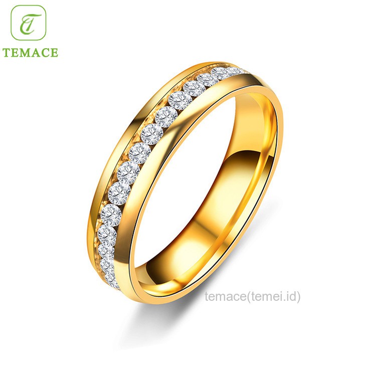 CINCIN TITANIUM COUPLE PRIA WANITA ANTI KARAT ANTI LUNTUR KEREN