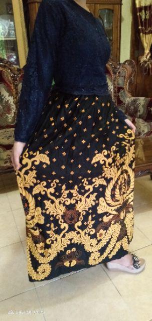 Batik Couple Gamis Brokat Busui Kalitan Gurita 2507