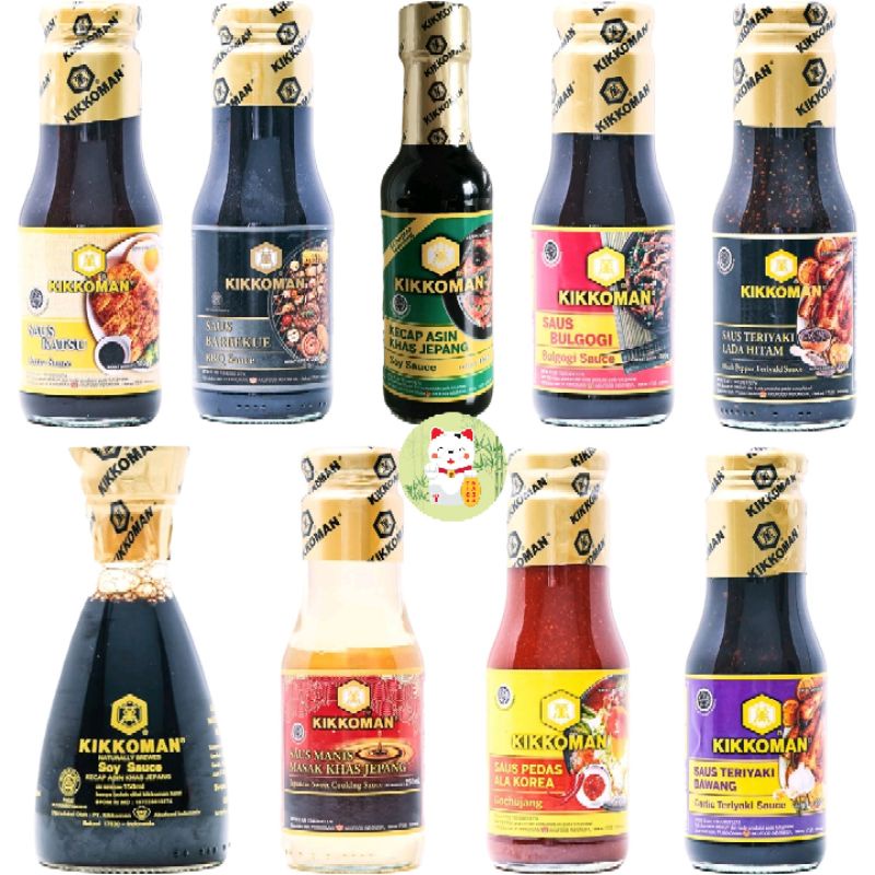 

Kikkoman Shoyu Kecap dan Aneka Saus HALAL Khas Jepang Korea