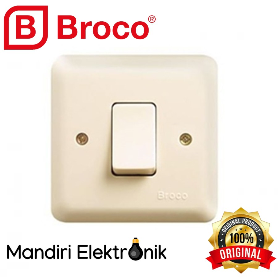 Broco IB Saklar Engkel Cream 6621