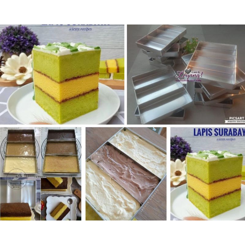 loyang lapis Surabaya/loyang spiku/loyang lapis sekat 3