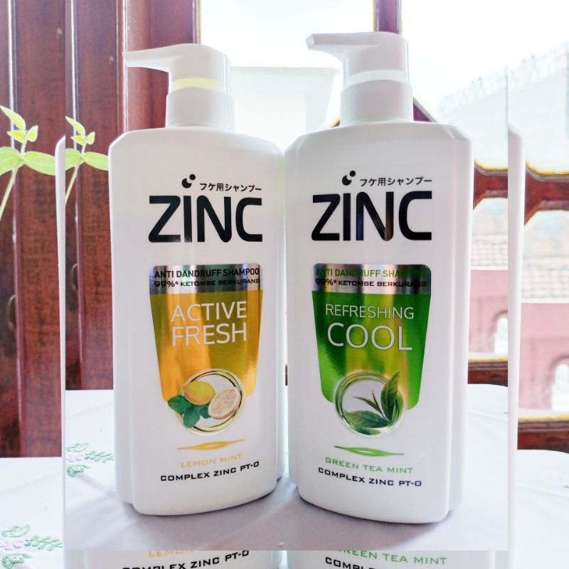 Jual Zinc Shampoo Jumbo Active Fresh Lemon Mint/Refreshing Cool 680ml