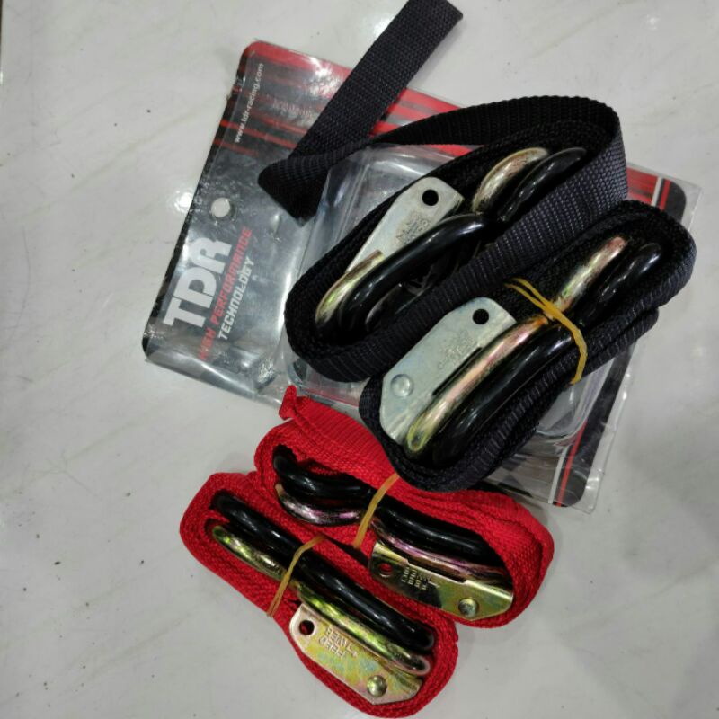 Tali Webbing Tie Down TDR Pengaman Pengikat Motor Trail Tdr Motocross Grasstrack Straps Adventure