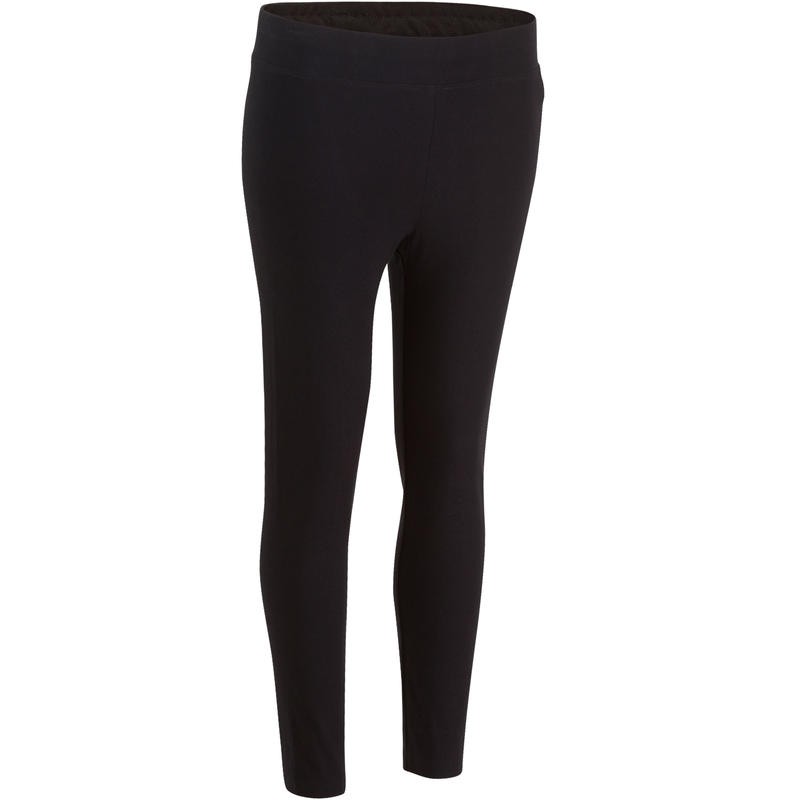 Decathlon DOMYOS Celana Legging 7/8 Fitness Wanita Fit+ 500 Hitam - 8511798