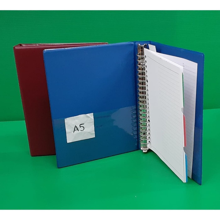 

BINDER NOTE A5 BAHAN KULIT SINTETIS | MAP BINDER | FILE | STATIONERY