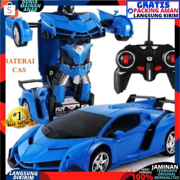 MAINAN ANAK REMOTE CONTROL MOBIL ROBOT RC MOBIL ROBOT RC TRANSFORMER TERBARU