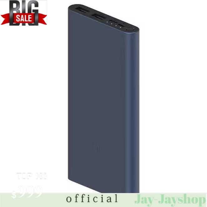 Xiaomi Power Bank 3 QC3.0 2 Port 18W 10000mAh - PLM13ZM (ORIGINAL)