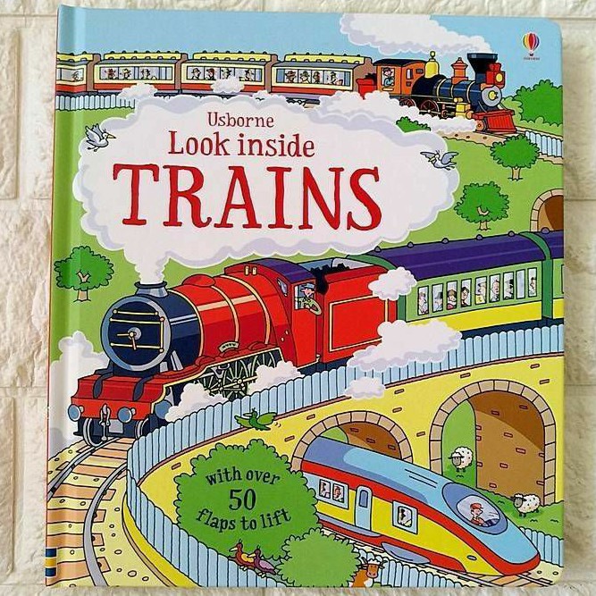 Usborne Look Inside Trains