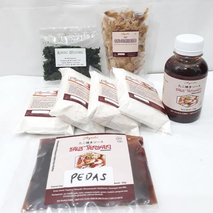 

Paket Bahan Takoyaki Lengkap Tepung Saus Katsuobushi