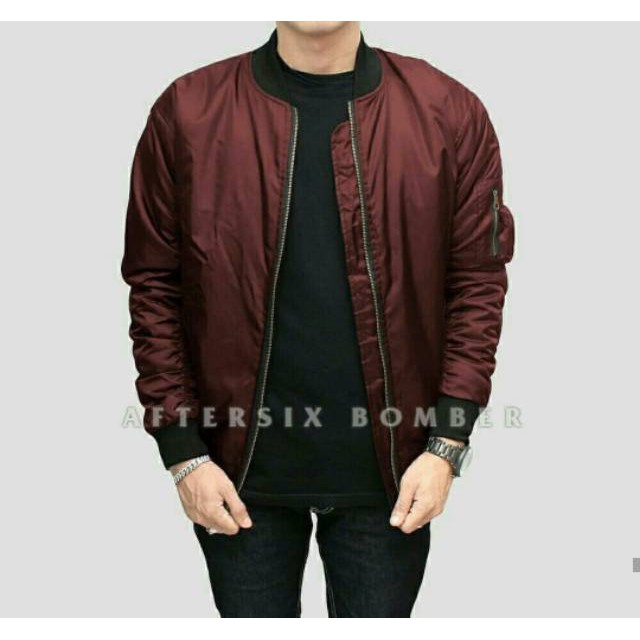 Jaket bomber / Jaket Pilot Fashionable Pria