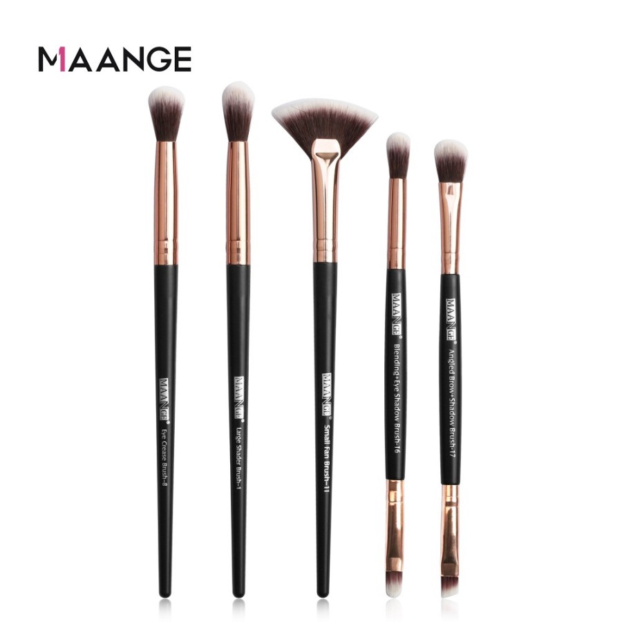 MAANGE 5pcs Beauty Makeup Brush Make Up  isi 5Pcs Alat Kecantikan  Kuas Make Up