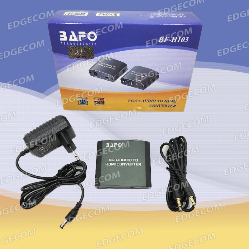 BAFO Konverter VGA TO HDMI With Audio BF-H103 ORIGINAL