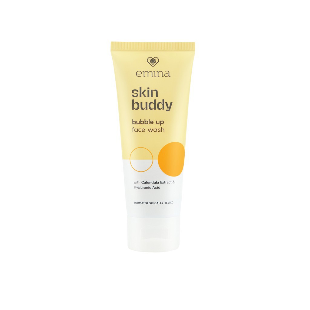 Emina Skin Buddy Dot Burst &amp; Bubble Up Face Wash 60 ml BPOM | SABUN WAJAH EMINA