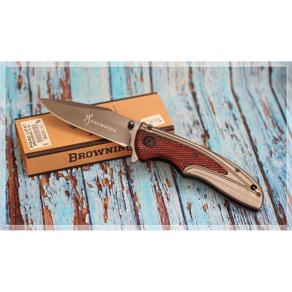 Parling Laris! PISAU LIPAT BROWNING X43 P750 FOLDING KNIFE KNIVE KNIVES OUTDOOR Low Price!