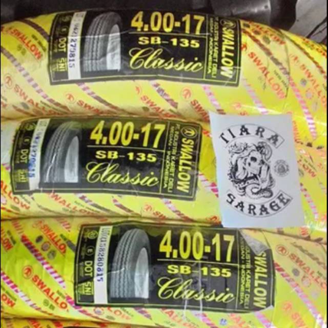 Ban swallow classic sb135 ukuran 400-17