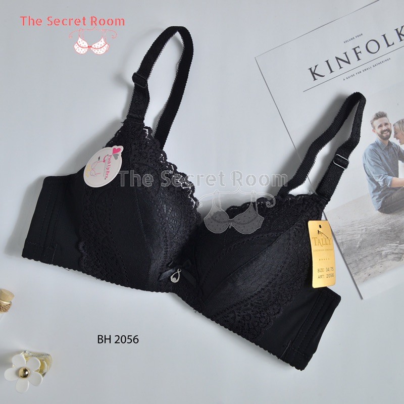 TALLY BRA BH 2056 I CUP B BESAR | TANPA KAWAT I PUSH UP BRA | BUSA TEBAL I SIZE 34-40