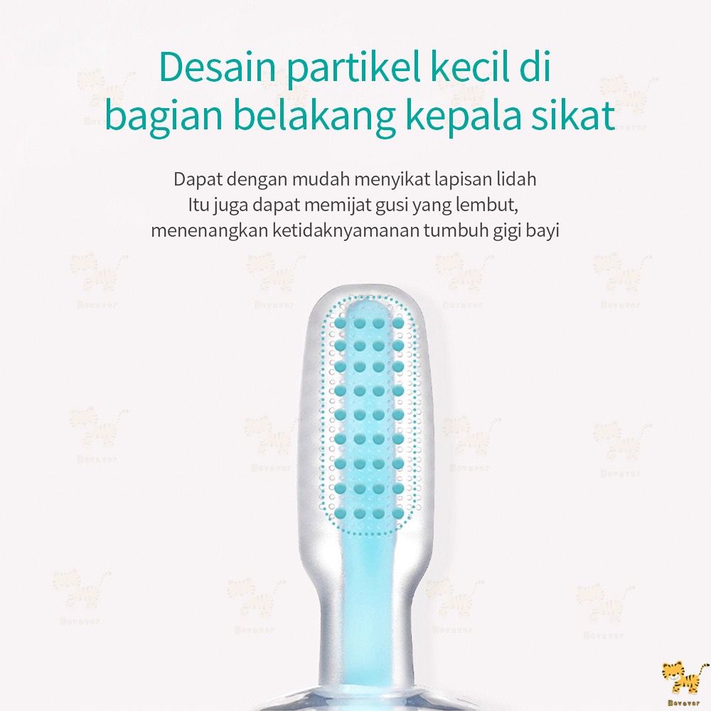 Sikat Gigi Bayi Silicon / Silicon Tooth Brush /  Pembersih Mulut Bayi