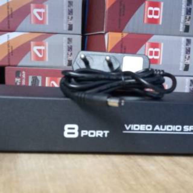 AV RCA Splitter 8 Port