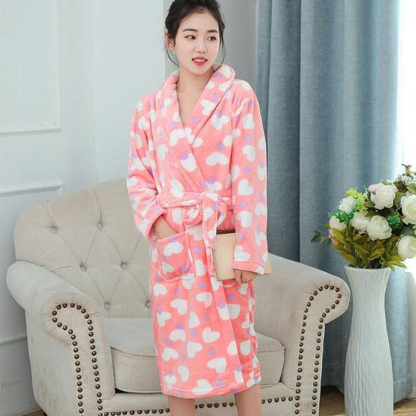 Jubah Handuk Mandi Model Kimono Import Impor Kualitas Premium Tebal Lembut Lucu Cantik Motif Polos Shopee Indonesia