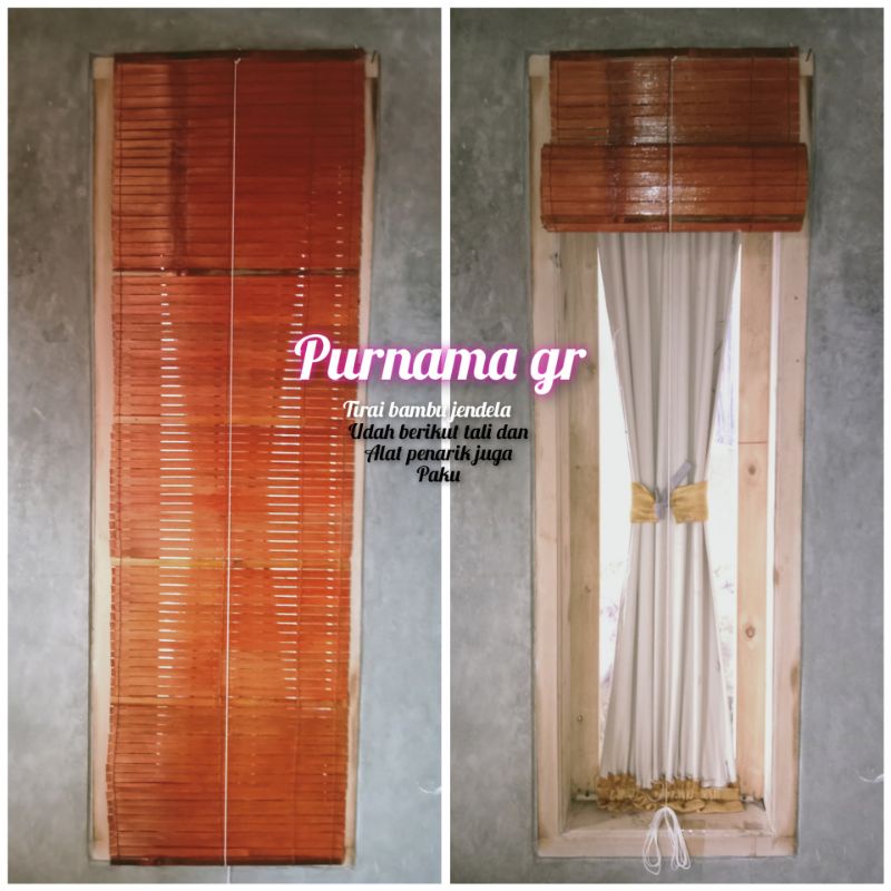 tirai bambu/tirai bambu jendela/kerey bambu jendela/tirai bambu kusen/wide ati bambu/tirai jendela.