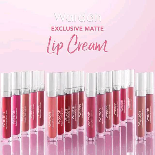 [BPOM] [3 GR] Wardah Exclusive Matte Lip Cream ( lipstick lipstik lipcream )