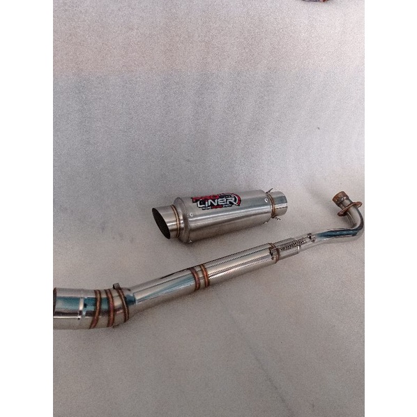 KENALPOT PROLINER  BUAT MOTOR JUPITER,VEGA,SUPRA,SHOGUN,KAZE,,BLADE