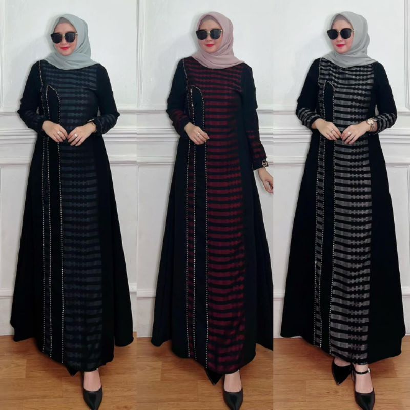 MADINAH DRESS GAMIS ORI NEW LUSY GAMIS TERBARU(COD) PREMIUM 100%