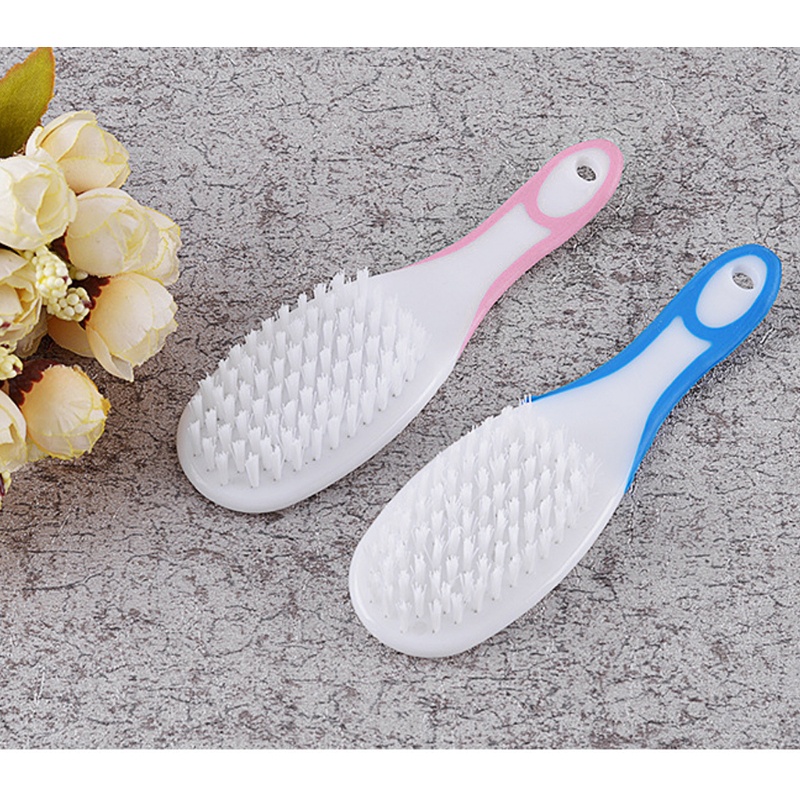 Mary 2pcs / Set Sisir + Sikat Rambut Bayi Newborn Portable Bahan Lembut