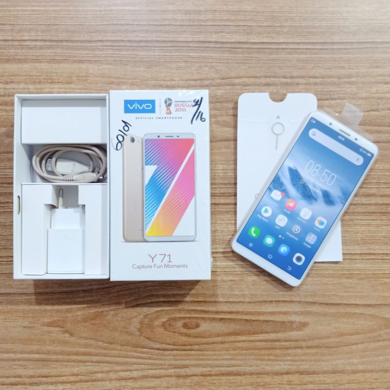 [ Termurah ] Hp Vivo Y71 Ram 2 Gb Memory 16 Gb Second Seken Bekas Mulus Fullset Murah