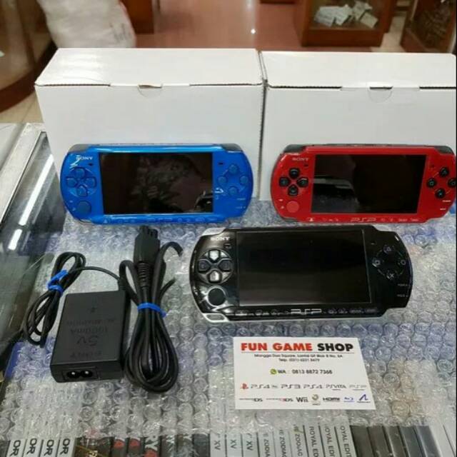 PSP SONY SLIM SERI 3006 + MC 32GB FULL GAME GRATIS
