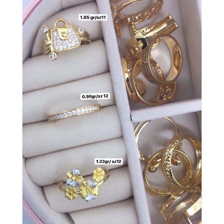Cincin Emas wanita kadar muda kadar 300