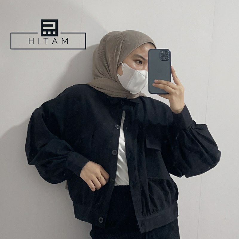 Busan Jaket Linen Oversize Korean Style Premium Quality