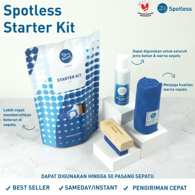 JUAL MURAH Spotless Shoe Cleaner Starter Kit