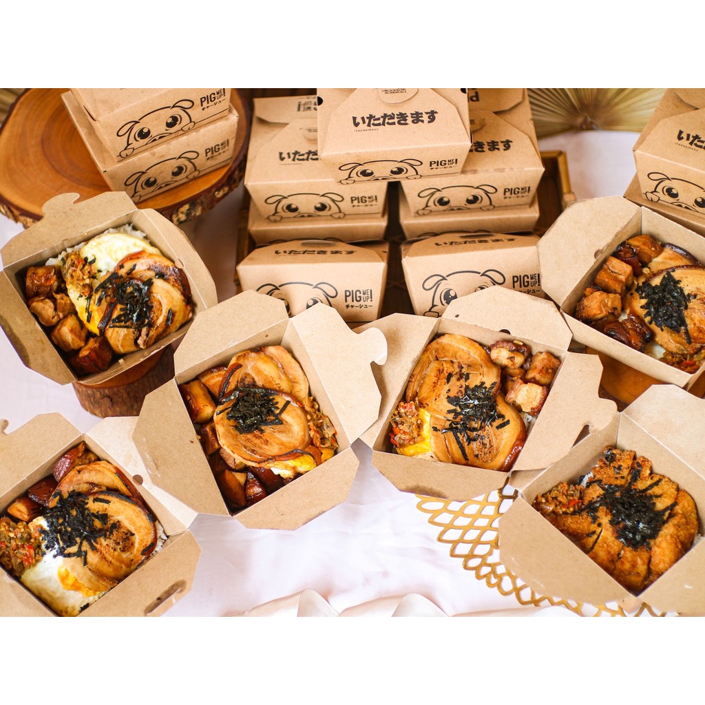 

Pig Me Up Catering Paket Makanan Rice Box Weeding Ulang Tahun Acara Kantor Non-Halal